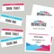 Avery Customizable Name Badge and Ticket Inserts, 6" x 4.25", White, 100 Printable Name Tag Inserts with Tickets (8522)